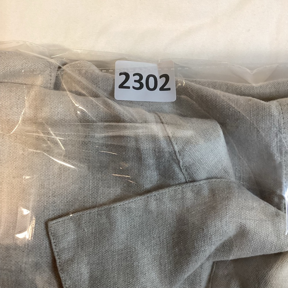 Madison Studio Linen Button Down Light Chore Jack… - image 6